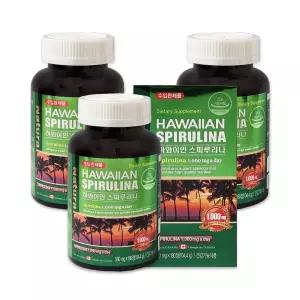 하와이안 스피루리나 180정 X 3개 총엽록소 피부건강 항산화 스피룰리나