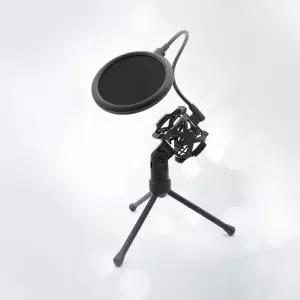 [하프클럽/알티피아]팝스크린 마이크 스탠드 삼각 거치대 개인방송