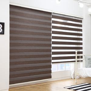 큰방 암막 블라인드 콤비 롤스크린 브라인드 커텐 거실 베란다