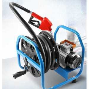 자동 주유 펌프 급유기 기름 자바라 디젤 경유 전동 주입기