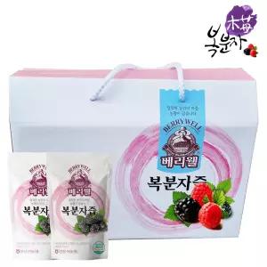 고창선운산농협 베리웰 복분자즙 100ml 30포 건강즙 명절선물세트 고창복분자