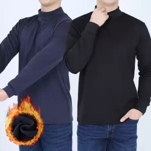 남자 목티 겨울 기모 등산 베이스레이어 히트텍 내의 반폴라 스판 작업복 티셔츠 상의 모크넥 발열 방한 동계