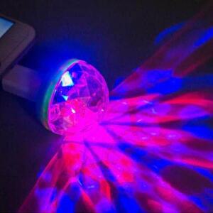 [KGPQS6N2_4A]노래방 USB연결 조명 반주마이크 미러볼