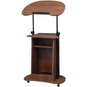 이동식 강의대 수납 교탁 연설대 단상 사회대 높이조절 발표대