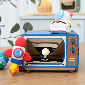 과학수업 빛의원리 홀로그램 3D입체 TV 만들기 시어터 실험도구 키트 영상무료제공 교구