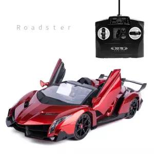 [토이게이트]1:14스케일 로드스터 스트라이크 레드 세계명차 라이트효과 자동도어오픈 리모콘 무선조종 ...