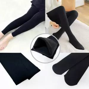 기모레깅스, 고탄력 기모스타킹 2개 세트, 유발, 무발 타이즈