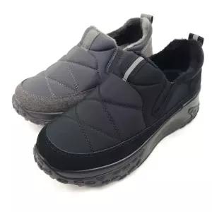 순이의신발장 방수패딩 기모 퍼 키높이 미끄럼방지 여성 겨울 슬립온 방한 털 운동화 신발