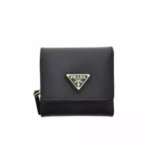 프라다 24FW 1MH044QHHF0002 사피아노 로고 반지갑 PRADA