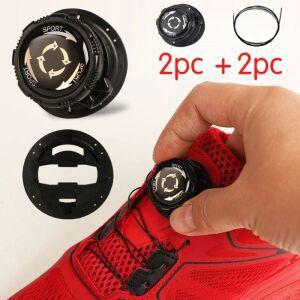 와이어 고리 버클 로프 스 신발끈 아동 타이 없음 신발 끈 신속 잠금 운동화