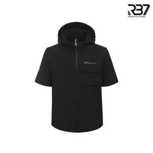 [RB7] 남성 퀄팅 반팔 후드 패딩 베스트/조끼 R4WMVT776