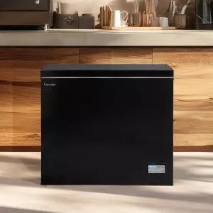 캐리어 다목적 냉동고 CSC-200FDBH 블랙 200리터 가정용 급속 업소용 아이스크림 냉동고