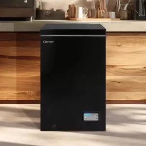 캐리어 다목적 냉동고 CSC-100FDBH 블랙 100리터 가정용 급속 소형 미니 업소용 아이스크림 냉동고