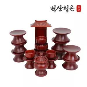 남원정품 민속공예 오리목 간편제기세트 17p