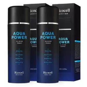 [NS홈쇼핑]리코셀 퍼펙트 맨 아쿠아파워 올인원 150ml 2개 미백+주름/빙하수 쿨링 수분 보습..[34763617]