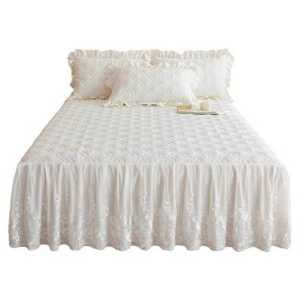 레이스 침대커버 호텔 매트리스 프릴 이불 베드 카바 침구 유럽풍