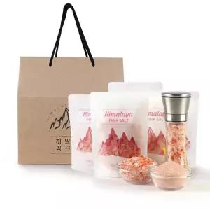 히말라야 핑크솔트 소금 250G 5팩 + 그라인더 1개 선물세트