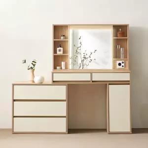 파로마 이즈 나단 LED 확장형 수납거울 화장대 IJL028