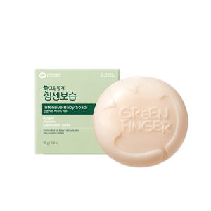 NEW 그린핑거 힘센보습 인텐시브 베이비 비누 블루베리 바닐라향 80g  X 1EA  피부