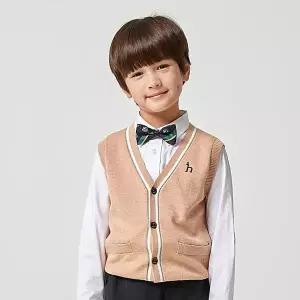 [보리보리/헤지스 키즈]헤지스키즈 이지케어 니트베스트 HTS11KV02M_BG