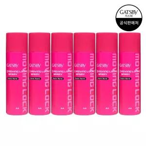 갸스비 무빙 락 스프레이 엑스트라 하드 253ml 6개