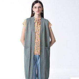 [쉬즈미스]시스루 슬리브리스 롱 가디건   택가격  128000원 _P367314739