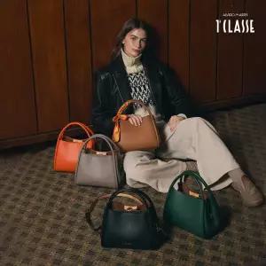 [런칭가 239000원] 프리마클라쎄 베일 토트백(스트랩 1종+트윌리 스카프 1종)