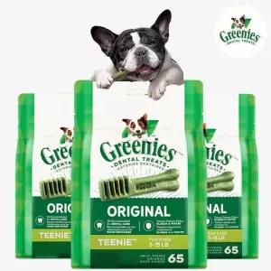 그리니즈 티니 1.02kg 강아지 덴탈껌(340g 3개)