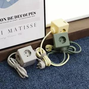 비비드파스텔 컬러 고용량 디지털기기용 전기안전멀티탭 (전선형)