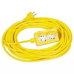 1400252 연장선-2구콘 KDE-2구-1530 1.5SQ 전선 케이블 전기 멀티 코더 코드