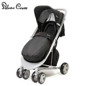 [실버크로스]할로 유모차_블랙 (보조시트+풋머프+마마백+머리베게+레인커버 증정)