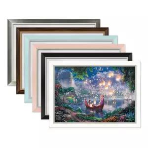 [보리보리/하비스]디즈니 킨케이드 라푼젤 퍼즐 1000P+모던 액자 세트