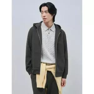 [빈폴] 컴포트 울라이크 후디 집업 카디건  애쉬 (BC4Z41C254)