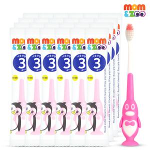 맘앤쥬 펭귄 뽁뽁이 칫솔 핑크 24개