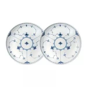 [로얄코펜하겐](강남점)[1월 프로모션] 블루 하프 레이스 한식기 찬그릇 25cm 2개_1102731_2
