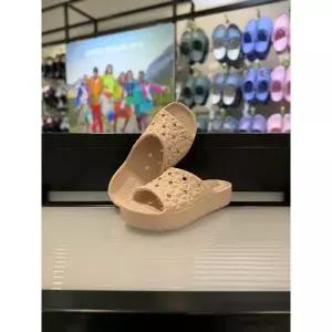 [보리보리/크록스]MARIO크록스 클래식 플랫폼 지오메트릭 슬라이드 209564-6UR 콰츠 핑크