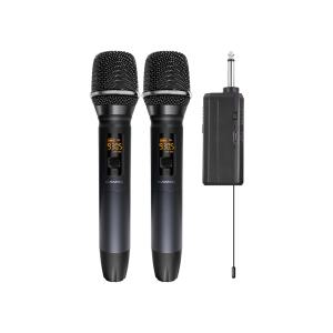 캐맥 2채널 무선마이크 CMK-215 앰프용 행사용 강의용 간편한 수신기