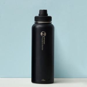 [리벤스]트래블 보온보냉 스텐 보틀 텀블러 1200ml (블랙) 1P