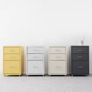 캐비닛 3단서랍장 철제서랍장 MK32164