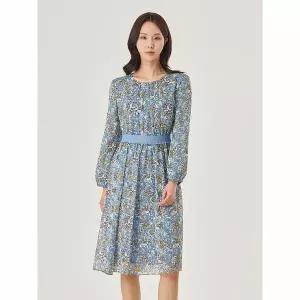 [하프클럽/조이너스]쉬폰배색원피스_JACU4-WOP100