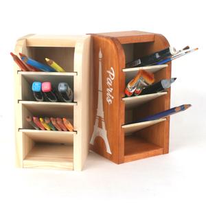 3단 연필꽂이 만들기 목공키트 체험상품 화방용품 목공수업