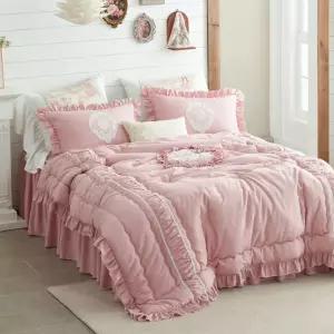 에어룸 베르사유 자수 프렌치 프릴 베딩풀세트(이불+패드+매트커버+베개커버)SS