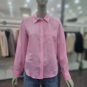 [시슬리]포켓 자수 린넨 블라우스_(SAWS42431 핑크,블루,다크그레이,브라운)_DJ