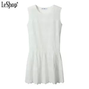 [롯데백화점]르샵 백 리본 레이스 민소매 원피스 (BP3OP012A)