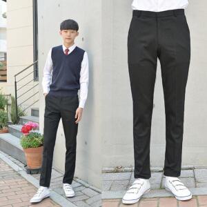 [ME0L22P7_52GW]교복 스판 차콜 교복바지 남자 -6XL