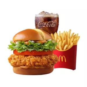 [맥도날드] 맥크리스피 디럭스 버거 세트