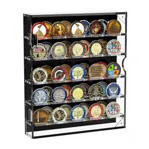 코인거치대 배지 메달 진열대 주화 보관함 액자 거치대 빈티지 디스플레이