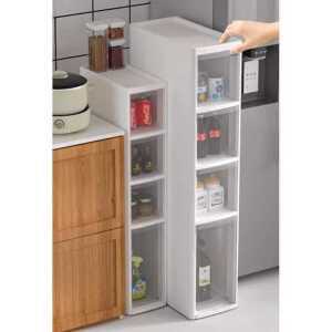 냉장고옆 틈새수납장 슬림 다용도 서랍장 부엌 세탁실 키큰 팬트리장