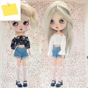 패션 16 브라이스 인형 옷 복장 액세서리 양말 없음