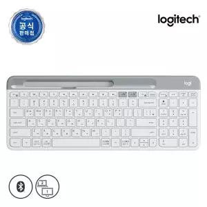 로지텍 코리아 K580 슬림 블루투스 무선 키보드 화이트